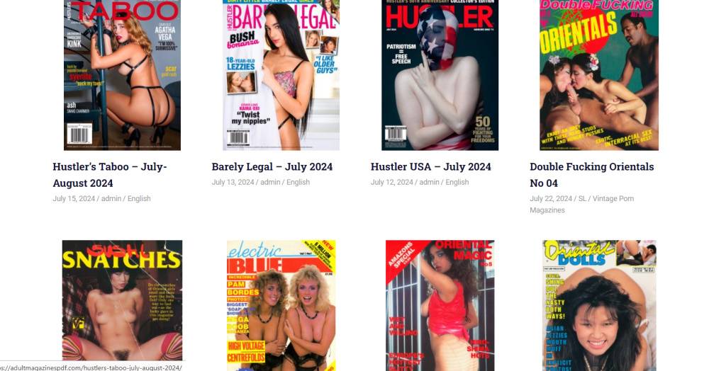 Adult Magazines Download