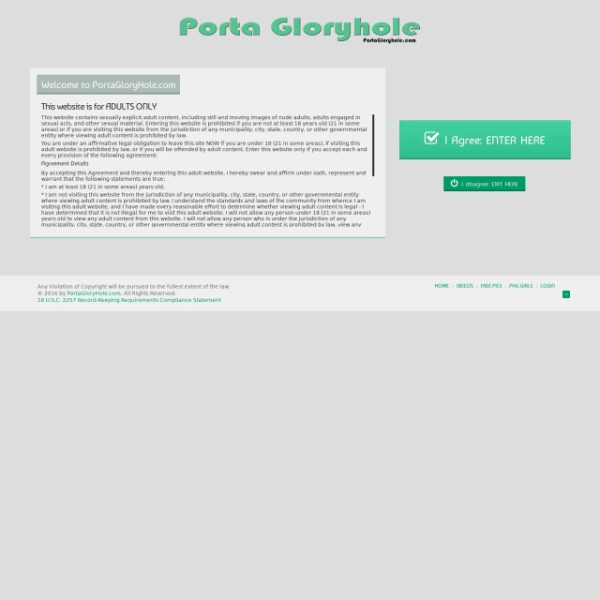 Porta Gloryhole on theporncat.com