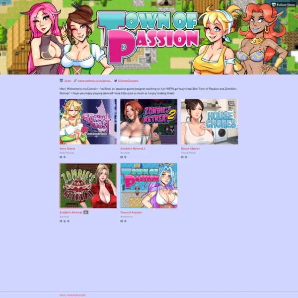 Town Of Passion on theporncat.com