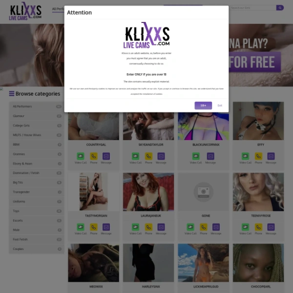 Klixxs on theporncat.com