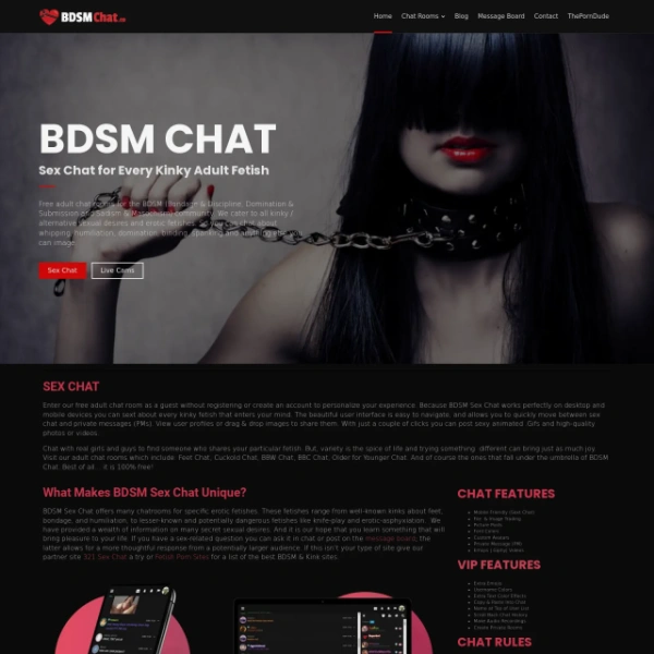 BDSM Chat on theporncat.com