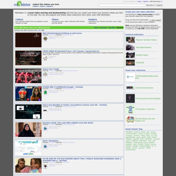 MyVidster on theporncat.com